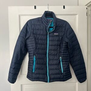 Patagonia Women’s Down Sweater Navy Small